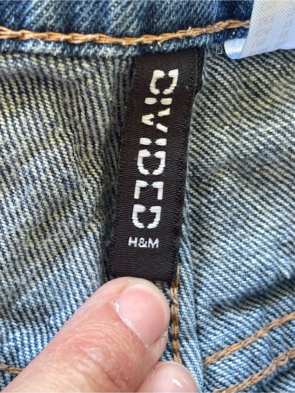 Divided Women's Wide-Leg Dark Blue Denim Jeans - Picture 3 of 6